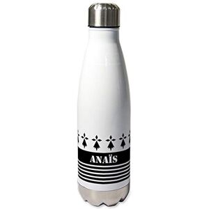 Amikado Gourde Marinière personnalisée (Gwenadu) Thermos Personnalisé Bouteille Isotherme 500ml avec Bouchon Cadeau Personnalisé Thermos café - Publicité Amikado Gourde Marinière personnalisée (Gwenadu) Thermos Personnalisé Bouteille Isotherme 500ml avec Bouchon Cadeau Personnalisé Thermos café - Publicité