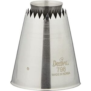 Decora , 0263445 Cornet étoilé blisteré Sultane Ouvert, Cornet en Acier sans Soudure, À Utiliser sans Adaptateur, Conditionné Individuellement sous Blister, Silver - Publicité Decora , 0263445 Cornet étoilé blisteré Sultane Ouvert, Cornet en Acier sans Soudure, À Utiliser sans Adaptateur, Conditionné Individuellement sous Blister, Silver - Publicité