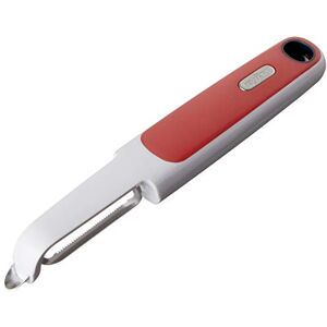 Zyliss E950018U Éplucheur de peau souple, noyer, rouge - Publicité Zyliss E950018U Éplucheur de peau souple, noyer, rouge - Publicité