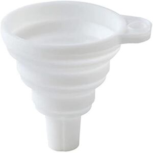 Entonnoir pliant en silicone Gadget de cuisine entonnoir liquide ménager rétractable pour remplir la bouteille (blanc) Utile et professionnel - Publicité Entonnoir pliant en silicone Gadget de cuisine entonnoir liquide ménager rétractable pour remplir la bouteille (blanc) Utile et professionnel - Publicité