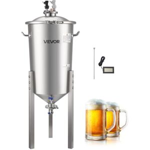VEVOR Fermenteur Conique 30 L, Cuve de Fermentation en Acier Inoxydable, avec Fond Conique, 3 Pieds Réglables, Couvercle, Poignée et Thermomètre, Équipement de Brassage Fermentation de Bière et Vin - Publicité VEVOR Fermenteur Conique 30 L, Cuve de Fermentation en Acier Inoxydable, avec Fond Conique, 3 Pieds Réglables, Couvercle, Poignée et Thermomètre, Équipement de Brassage Fermentation de Bière et Vin - Publicité
