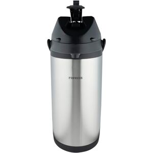 Pioneer Flacon 4,0 L en acier inoxydable avec levier, flacon étanche pour boissons chaudes et froides, distributeur de boissons à pompe facile à utiliser pour les événements - Publicité Pioneer Flacon 4,0 L en acier inoxydable avec levier, flacon étanche pour boissons chaudes et froides, distributeur de boissons à pompe facile à utiliser pour les événements - Publicité