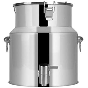 EXECAB Bidon à lait en acier inoxydable 5L/9L/14L seau à vin seau fourre-tout cruche réservoir de baril d'huile avec couvercle scellé et baratte à lait à robinet / 14L - Publicité EXECAB Bidon à lait en acier inoxydable 5L/9L/14L seau à vin seau fourre-tout cruche réservoir de baril d'huile avec couvercle scellé et baratte à lait à robinet / 14L - Publicité