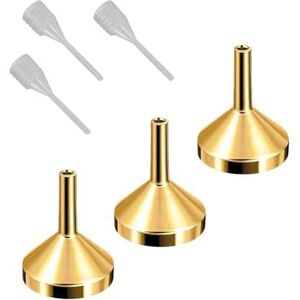 ZLKRHAK Lot de 3 petits entonnoirs + 3 entonnoirs à ressort pour cuisine Entonnoir de remplissage en métal - Publicité ZLKRHAK Lot de 3 petits entonnoirs + 3 entonnoirs à ressort pour cuisine Entonnoir de remplissage en métal - Publicité