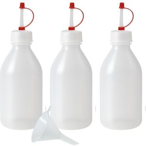mikken Viva Haushaltswaren Lot de 3 bouteilles pissettes de 250 ml sans BPA fabriquées en Allemagne avec entonnoir de remplissage - Publicité mikken Viva Haushaltswaren Lot de 3 bouteilles pissettes de 250 ml sans BPA fabriquées en Allemagne avec entonnoir de remplissage - Publicité