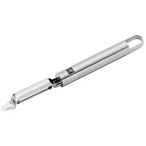 ZWILLING Éplucheur à lame oscillante Pro, longueur : 21 cm, acier inoxydable, manche ergonomique, argent - Publicité ZWILLING Éplucheur à lame oscillante Pro, longueur : 21 cm, acier inoxydable, manche ergonomique, argent - Publicité