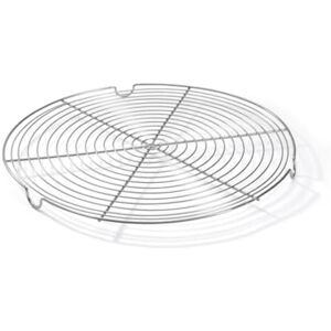 Grille à pâtisserie ronde nickelée De Buyer - 28cm Ø - Accessoires de cuisson - Publicité Grille à pâtisserie ronde nickelée De Buyer - 28cm Ø - Accessoires de cuisson - Publicité