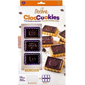 Decora 0255158 Set 2 PCS for Halloween Chocolate GALLETS, Alto - Publicité Decora 0255158 Set 2 PCS for Halloween Chocolate GALLETS, Alto - Publicité