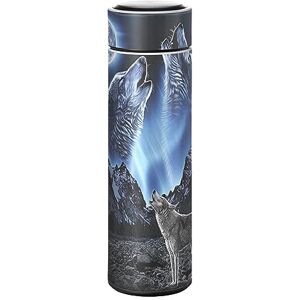 KAAVIYO Loups Lune Nuit Bouteille d'eau Isotherme Mug pour en Acier Inoxydable Isolé - Publicité KAAVIYO Loups Lune Nuit Bouteille d'eau Isotherme Mug pour en Acier Inoxydable Isolé - Publicité