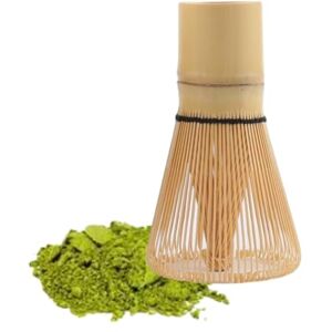 Angelkiss Ensemble Fouet à thé vert matcha de qualité supérieure en bambou Outil de préparation de poudre de matcha pour la cérémonie du thé, la boisson - Publicité Angelkiss Ensemble Fouet à thé vert matcha de qualité supérieure en bambou Outil de préparation de poudre de matcha pour la cérémonie du thé, la boisson - Publicité