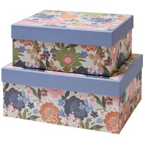 Ensemble de Boîtes Cadeau Rössler - Design Floral - Durable & Élégant - Publicité Ensemble de Boîtes Cadeau Rössler - Design Floral - Durable & Élégant - Publicité