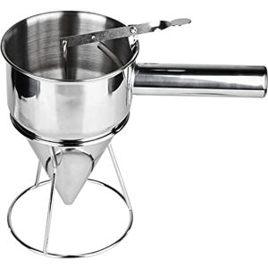 Nizirioo Distributeur de pâte à crêpes,En acier inoxydable,Entonnoir de cuisine,Entonnoir avec rack,Entonnoir pour la maison, la cuisine, la boulangerie, les gâteaux, les desserts,Outils de cuisine - Publicité Nizirioo Distributeur de pâte à crêpes,En acier inoxydable,Entonnoir de cuisine,Entonnoir avec rack,Entonnoir pour la maison, la cuisine, la boulangerie, les gâteaux, les desserts,Outils de cuisine - Publicité