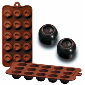 IBILI 860303 Moule Chocolat DIAM 15 cavités 100% Silicone - Publicité IBILI 860303 Moule Chocolat DIAM 15 cavités 100% Silicone - Publicité