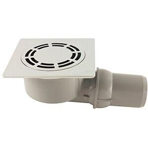 Lazer Siphon de sol Siphon de sol laiton chromé Solusec 120x120 mm sortie horizontale - Publicité Lazer Siphon de sol Siphon de sol laiton chromé Solusec 120x120 mm sortie horizontale - Publicité