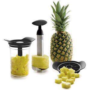 LACOR 60393 Kit pour éplucher et découper Les Ananas, Noir - Publicité LACOR 60393 Kit pour éplucher et découper Les Ananas, Noir - Publicité