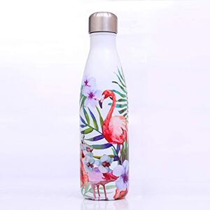 JMAHM en Acier Inoxydable Flacon Isolation Bouteille Flacons À Vide Thermos Coupe Double Paroi 500ml pour Les Sports en Plein Air (500ml, Gros Flamant Rose) - Publicité JMAHM en Acier Inoxydable Flacon Isolation Bouteille Flacons À Vide Thermos Coupe Double Paroi 500ml pour Les Sports en Plein Air (500ml, Gros Flamant Rose) - Publicité