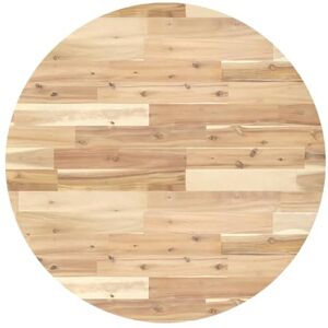 vidaXL Dessus de Table Rond Ø80x2 cm Bois Massif d'acacia - Publicité vidaXL Dessus de Table Rond Ø80x2 cm Bois Massif d'acacia - Publicité