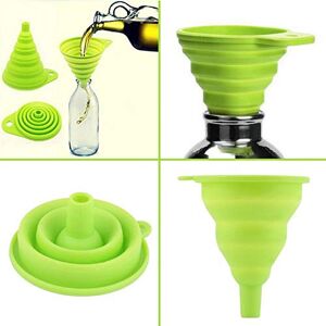 Bontand Entonnoir En Silicone Pliable Entonnoir Thicken Gel Set Pliable Trémie Pour Liquides En Poudre - Publicité Bontand Entonnoir En Silicone Pliable Entonnoir Thicken Gel Set Pliable Trémie Pour Liquides En Poudre - Publicité