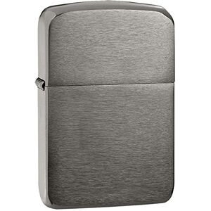 Briquet Zippo anti-vent - Réplique 1941 - Finition Black Ice - Rechargeable à vie - Flamme réglable - Boîte cadeau - Construction métallique - Fabriqué aux États-Unis - Publicité Briquet Zippo anti-vent - Réplique 1941 - Finition Black Ice - Rechargeable à vie - Flamme réglable - Boîte cadeau - Construction métallique - Fabriqué aux États-Unis - Publicité