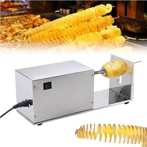 RayGenius Trancheur De Pommes De Terre Électrique en Spirale Acier Inoxydable - Publicité RayGenius Trancheur De Pommes De Terre Électrique en Spirale Acier Inoxydable - Publicité