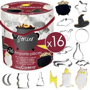 Ensemble de emporte-pièces sorcier Scrapcooking - Outils de pâtisserie Halloween - Publicité Ensemble de emporte-pièces sorcier Scrapcooking - Outils de pâtisserie Halloween - Publicité
