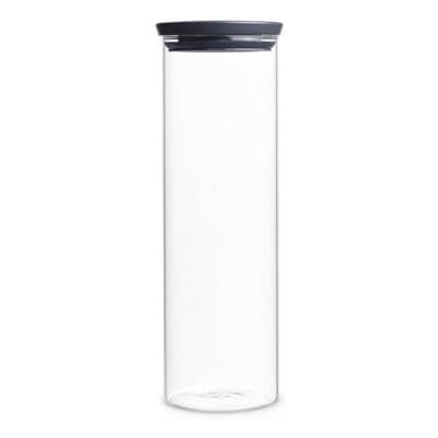 Pot en verre empilable Brabantia - 1,9 L - Publicité Pot en verre empilable Brabantia - 1,9 L - Publicité