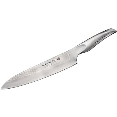 Couteau de Cuisine Global Sai 21cm - Acier Cromova, Poignée Ergonomique - Publicité Couteau de Cuisine Global Sai 21cm - Acier Cromova, Poignée Ergonomique - Publicité