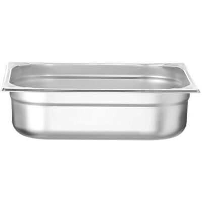 HENDI Bac Gastronorm GN 2/3, Kitchen Line, résistance thermique -40 °C à 250 °C, compatible four et bain-marie, 9L, 354x325x(H) 100mm, acier inoxydable - Publicité HENDI Bac Gastronorm GN 2/3, Kitchen Line, résistance thermique -40 °C à 250 °C, compatible four et bain-marie, 9L, 354x325x(H) 100mm, acier inoxydable - Publicité