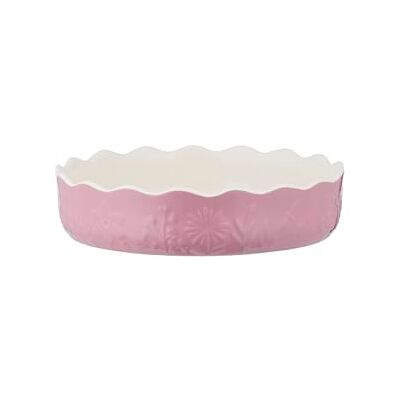 Mason Cash in The Meadow Plat à tarte rose 23 cm 900 ml Plat à tarte en grès gaufré floral pour tartes aux fruits et salées - Publicité Mason Cash in The Meadow Plat à tarte rose 23 cm 900 ml Plat à tarte en grès gaufré floral pour tartes aux fruits et salées - Publicité