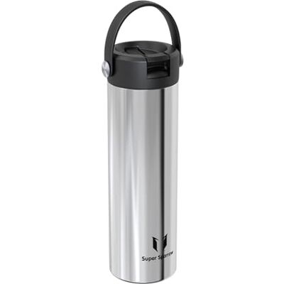 Super Sparrow Sparrow Gourde Isotherme avec Paille-Gourdes Inox 750ml Bouteille Isotherme - Publicité Super Sparrow Sparrow Gourde Isotherme avec Paille-Gourdes Inox 750ml Bouteille Isotherme - Publicité