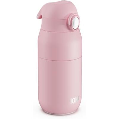 Ion8 PRIMO REVIVE Gourde Isotherme 360 ml (12 oz)- Bouteille Étanche en Acier Inoxydable, Couvercle Rabattable, Ouverture à Une Touche, Débit Rapide, Chaud et Froid, Rose Clair - Publicité Ion8 PRIMO REVIVE Gourde Isotherme 360 ml (12 oz)- Bouteille Étanche en Acier Inoxydable, Couvercle Rabattable, Ouverture à Une Touche, Débit Rapide, Chaud et Froid, Rose Clair - Publicité