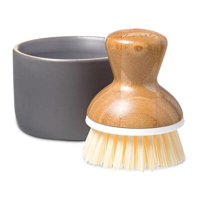 Brosse à Vaisselle en Bambou et Céramique Full Circle - Distributeur - Publicité Brosse à Vaisselle en Bambou et Céramique Full Circle - Distributeur - Publicité