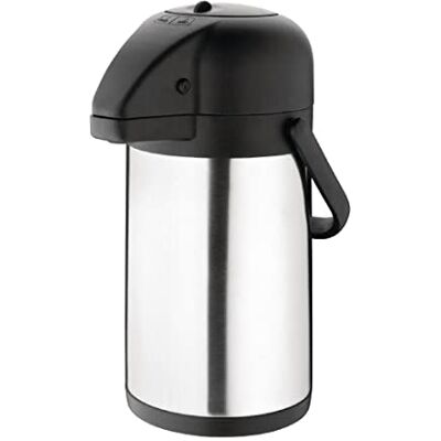 Olympia - Pichet Pompe Inox 1,9 L - Pitcher - Publicité Olympia - Pichet Pompe Inox 1,9 L - Pitcher - Publicité