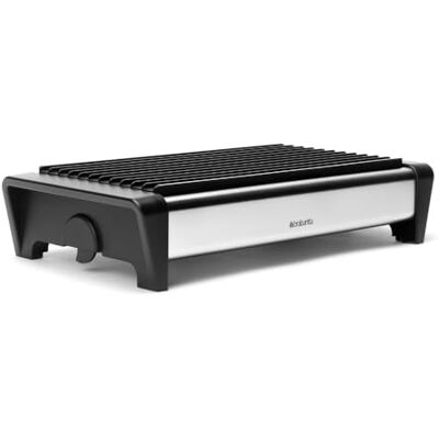 Brabantia Chauffe-Plat avec Grille Noir 2 Bougies Matt Inox - Publicité Brabantia Chauffe-Plat avec Grille Noir 2 Bougies Matt Inox - Publicité
