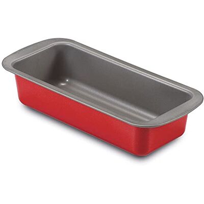 Guardini , Moule Plumcake 25x11 cm, Acier avec revêtement antiadhésif, Rouge et Gris, Fabriqué en Italie, ligne Rossana - Publicité Guardini , Moule Plumcake 25x11 cm, Acier avec revêtement antiadhésif, Rouge et Gris, Fabriqué en Italie, ligne Rossana - Publicité