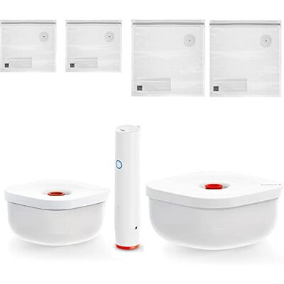 Ensemble de stockage sous vide Guzzini Blanc - Cuisine - Publicité Ensemble de stockage sous vide Guzzini Blanc - Cuisine - Publicité