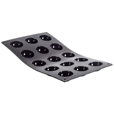 Moul'Flex 15 demi-sphères - Moule en silicone professionnel - Publicité Moul'Flex 15 demi-sphères - Moule en silicone professionnel - Publicité