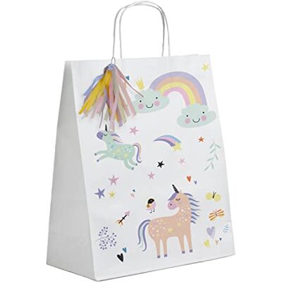 Folat 68315 Sacs de Distribution Unicorns & Rainbows-6 pièces, Multicolore - Publicité Folat 68315 Sacs de Distribution Unicorns & Rainbows-6 pièces, Multicolore - Publicité