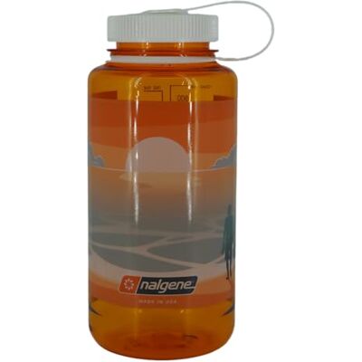 Nalgene Wide-Mouth Bottle Sustain 1L Orange - Bouteille - Publicité Nalgene Wide-Mouth Bottle Sustain 1L Orange - Bouteille - Publicité