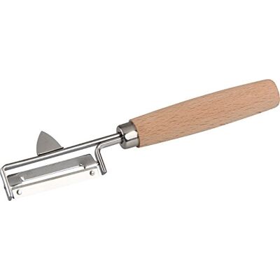 Fackelmann 31049 Éplucheur à Pendule Bois/Inox - Publicité Fackelmann 31049 Éplucheur à Pendule Bois/Inox - Publicité