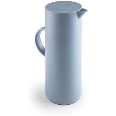 IBILI Carafe isotherme avec intérieur en verre, double paroi, 1 litre, bleu, sans BPA - Publicité IBILI Carafe isotherme avec intérieur en verre, double paroi, 1 litre, bleu, sans BPA - Publicité