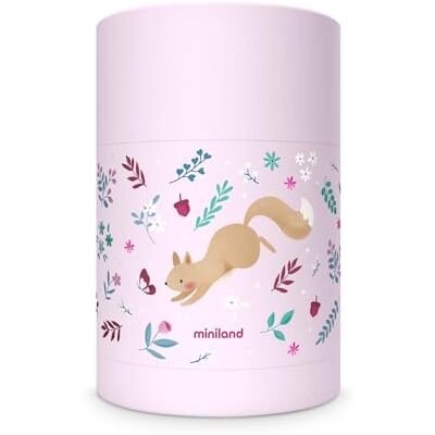 Miniland Contenant Isotherme Bébé pour Aliments 600 ml en Acier Inoxydable, Fermeture Hermétique, Isolation Double Paroi, Conservation Chaud et Froid plus de 24 h Squirrel - Publicité Miniland Contenant Isotherme Bébé pour Aliments 600 ml en Acier Inoxydable, Fermeture Hermétique, Isolation Double Paroi, Conservation Chaud et Froid plus de 24 h Squirrel - Publicité
