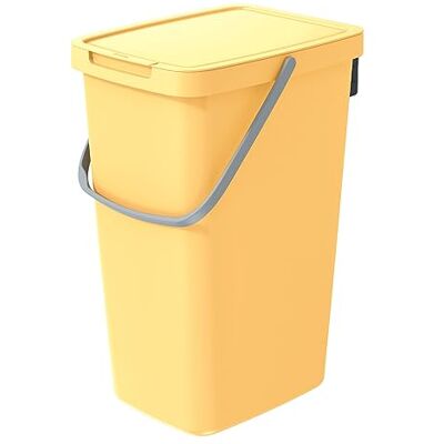 Poubelle Jaune 20L pour Tri des Déchets - Conteneur de Recyclage - Publicité Poubelle Jaune 20L pour Tri des Déchets - Conteneur de Recyclage - Publicité