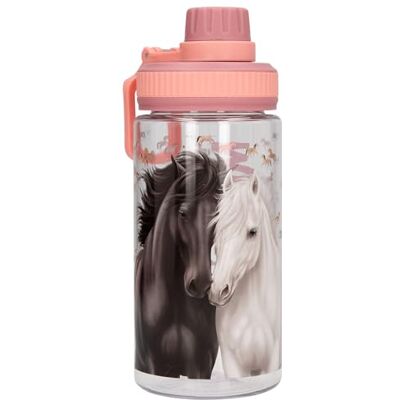 Depesche 14133 Miss Melody Blossom Pony Gourde Transparente Rose et pêche, avec Motif Cheval, Bouchon et poignée, capacité env. 500 ML - Publicité Depesche 14133 Miss Melody Blossom Pony Gourde Transparente Rose et pêche, avec Motif Cheval, Bouchon et poignée, capacité env. 500 ML - Publicité