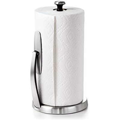 OXO Good Grips SimplyTear Porte-essuie-tout - Acier Inoxydable - Publicité OXO Good Grips SimplyTear Porte-essuie-tout - Acier Inoxydable - Publicité