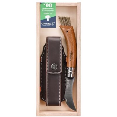 OPINEL N°08 Champignon Manche Chêne & Étui Outdoor Brun Couteau OPINEL Brosse Poil de Sanglier Couteau Champignons en Acier Manche Bois Coffret OPINEL Couteau de Poche Lame Inox 8 cm - Publicité OPINEL N°08 Champignon Manche Chêne & Étui Outdoor Brun Couteau OPINEL Brosse Poil de Sanglier Couteau Champignons en Acier Manche Bois Coffret OPINEL Couteau de Poche Lame Inox 8 cm - Publicité