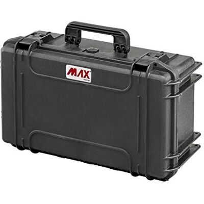 MAX 505CAM Étui de transport étanche en plastique rigide norme IP67 avec compartiments rembourrés pour équipement photo - Publicité MAX 505CAM Étui de transport étanche en plastique rigide norme IP67 avec compartiments rembourrés pour équipement photo - Publicité