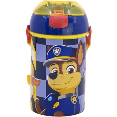 Stor BOUTEILLE RÉUTILISABLE ROBOT POP UP AVEC CANNUCE, CORRA Y CIERRE DE 450 ML PAW PATROL BOY RESCUE PUPS - Publicité Stor BOUTEILLE RÉUTILISABLE ROBOT POP UP AVEC CANNUCE, CORRA Y CIERRE DE 450 ML PAW PATROL BOY RESCUE PUPS - Publicité