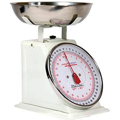 Vogue Weighstation - 20kg - Argenté - Balance de Cuisine - Publicité Vogue Weighstation - 20kg - Argenté - Balance de Cuisine - Publicité