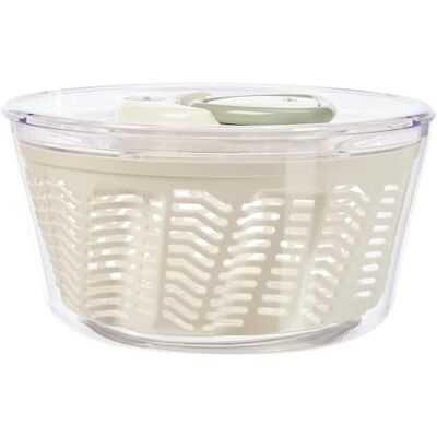 Zyliss E940017 Easy Spin 2 Essoreuse à Salade, Grand, Plastique, Blanc, AquaVent/Cordon Rétractable et Système de Freinage/Base Antidérapante, Passe au Lave-Vaisselle, Garantie de 5 Ans - Publicité Zyliss E940017 Easy Spin 2 Essoreuse à Salade, Grand, Plastique, Blanc, AquaVent/Cordon Rétractable et Système de Freinage/Base Antidérapante, Passe au Lave-Vaisselle, Garantie de 5 Ans - Publicité